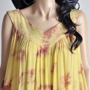 FINAL PRICE: VTG Oversized shibori gauzy dress
